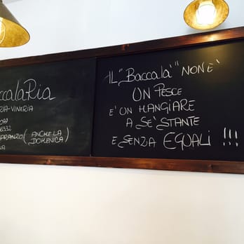 Baccalaria - La bacheca - Seafood Near Me - Naples, NA