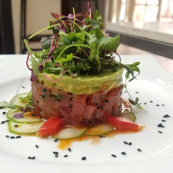 Plaza Del Sol - Yellowfin tuna tartar $14 - New American Near Me - San Diego, California