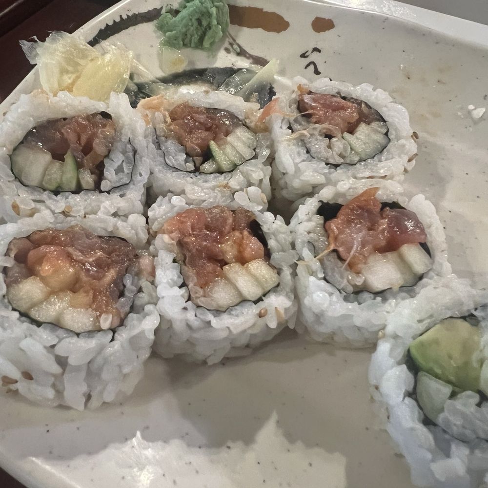 Sushi Lounge - Spicy Yellow Tail Roll (8 pcs) Blue Crab Roll (8 pcs) - Sushi Bars Near Me - Tucson, Arizona Sushi Lounge - Spicy Yellow Tail Roll (8 pcs) Blue Crab Roll (8 pcs) - Sushi Bars Near Me - Tucson, Arizona