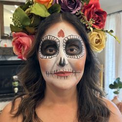 Airbrush Makeup. Halloween ready
