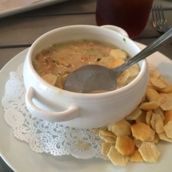 Garbo’s - Chowder- perfection! Absolutely perfect consistency-no globbiness here. Lots of clams, and just the right size potatoes. - Seafood Near Me - Austin, Texas Garbo’s - Chowder- perfection! Absolutely perfect consistency-no globbiness here. Lots of clams, and just the right size potatoes. - Seafood Near Me - Austin, Texas