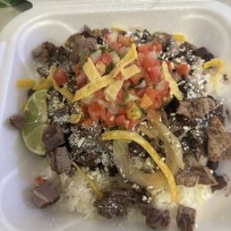 Steak bowl! Steak bowl!