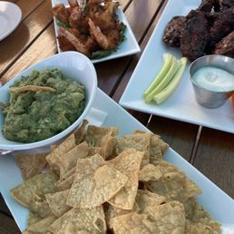 Guacamole, Coconut Shrimp, Buffalo Wings (Lunch)