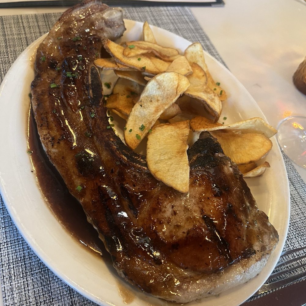 Amano Bistro - Pork Chop Athena - Italian Near Me - Chicago, Illinois