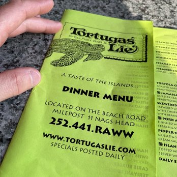 Tortuga's Lie - Menu - Seafood Near Me - Nags Head, North Carolina Tortuga's Lie - Menu - Seafood Near Me - Nags Head, North Carolina