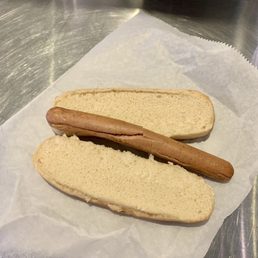 Plant based hot dog after shopping Plant based hot dog after shopping
