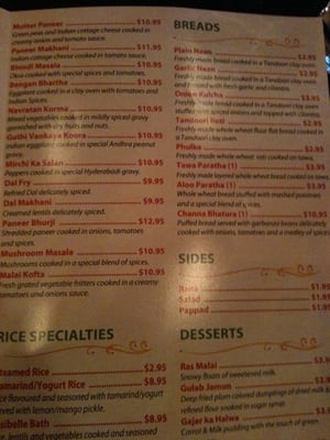 Menu photo 7 Annapoorna Indian Cuisine Irvine, CA
