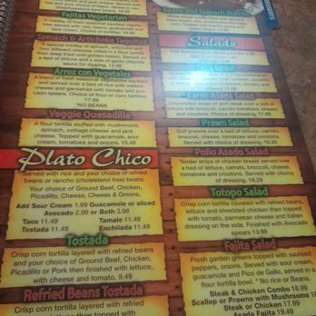 El Porton - Part of the menu - Mexican Near Me - Yakima, Washington