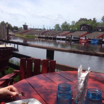 River Deck - Enjoy the outdoor seating on a nice summer day. - American Near Me - Hayward, Wisconsin