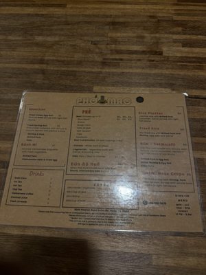 Menu photo 6 Pho Mac Plano, TX