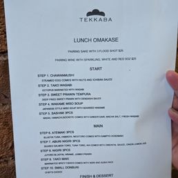 $42 lunch omakase