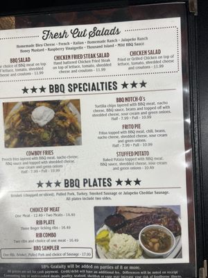 Menu photo 3 Top Notch Texas BBQ Childress, TX Menu photo 3 Top Notch Texas BBQ Childress, TX