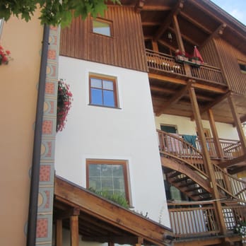 Hotel Cavallino d'Oro - The back of the hotel - Hotels Near Me - Castelrotto, BZ