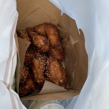 Katzya Corn Dog & Chicken - Soy garlic wings in large, 13 wings for $17.99 - Chicken Wings Near Me - El Cajon, California Katzya Corn Dog & Chicken - Soy garlic wings in large, 13 wings for $17.99 - Chicken Wings Near Me - El Cajon, California
