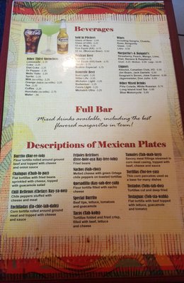 Menu photo 4 Los Magueyes Chester, SC