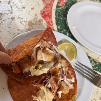 Tacombi - Crispy Chicken Tinga Taco. - Tacos Near Me - Forest Hills, New York