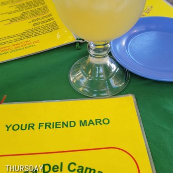 Maro's Shrimp House - Bulldog drink comes with a Corona beer poured into it. Refreshing - Seafood Near Me - Cabo San Lucas, BCS