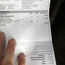 Valvoline Instant Oil Change