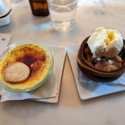 Cobbler Du Jour & Lemon Creme Brulee