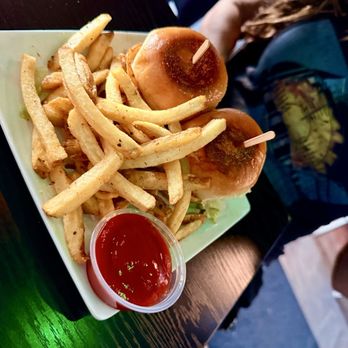 The Nile Bar - Beef sliders with fries - Sports Bars Near Me - Inglewood, California