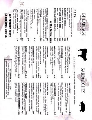 Menu photo 5 Northeast Sandwich Co. Philadelphia, PA