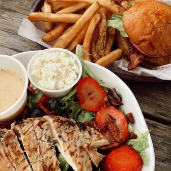 Fryes Leap General Store & Cafe - Burger and Summer Salad - Delish! - Cafes Near Me - Frye Island, Maine Fryes Leap General Store & Cafe - Burger and Summer Salad - Delish! - Cafes Near Me - Frye Island, Maine