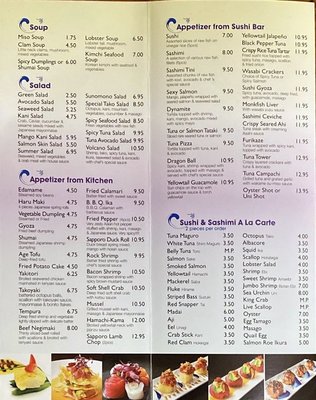 Menu photo 5 Sapporo Sushi House Staten Island, NY