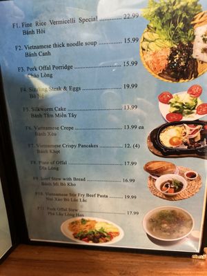Menu photo 7 Co Ba Saigon Sacramento, CA