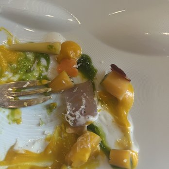 Belcanto - Cured and then smoked fish (almost like a fish pastrami - delicious!) from evolution tasting menu - Portuguese Near Me - Lisbon, 11