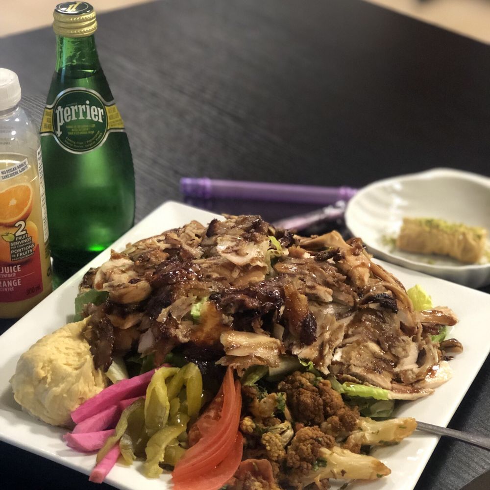 Sham House - a plate of food on a table - Lebanese Near Me - Gatineau, Quebec Sham House - a plate of food on a table - Lebanese Near Me - Gatineau, Quebec