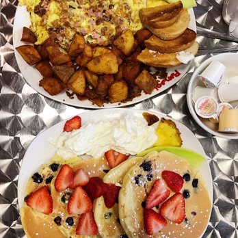 Panagio's All Day Grill - Omelet and blueberry pancake - Breakfast & Brunch Near Me - Toronto, Ontario Panagio's All Day Grill - Omelet and blueberry pancake - Breakfast & Brunch Near Me - Toronto, Ontario
