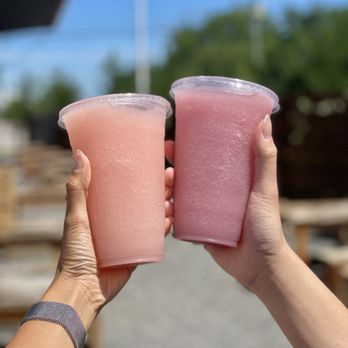 Mico’s Hot Chicken - ig: @whatsviveating | frozen strawberry lemonade and frozen blueberry lemonade - Chicken Shop Near Me - Houston, Texas Mico’s Hot Chicken - ig: @whatsviveating | frozen strawberry lemonade and frozen blueberry lemonade - Chicken Shop Near Me - Houston, Texas
