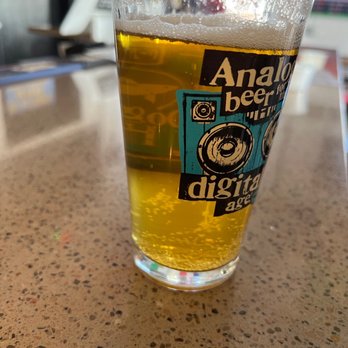 Brudergarten - a glass of beer on a counter - Beer Gardens Near Me - Leonardtown, Maryland