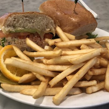 Fenton's Creamery - Crab melt sandwich with fries - Ice Cream & Frozen Yogurt Near Me - Vacaville, California