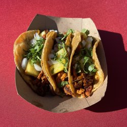 Pork and pineapple tacos