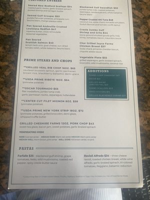 Menu photo 7 Marina Cafe Destin, FL