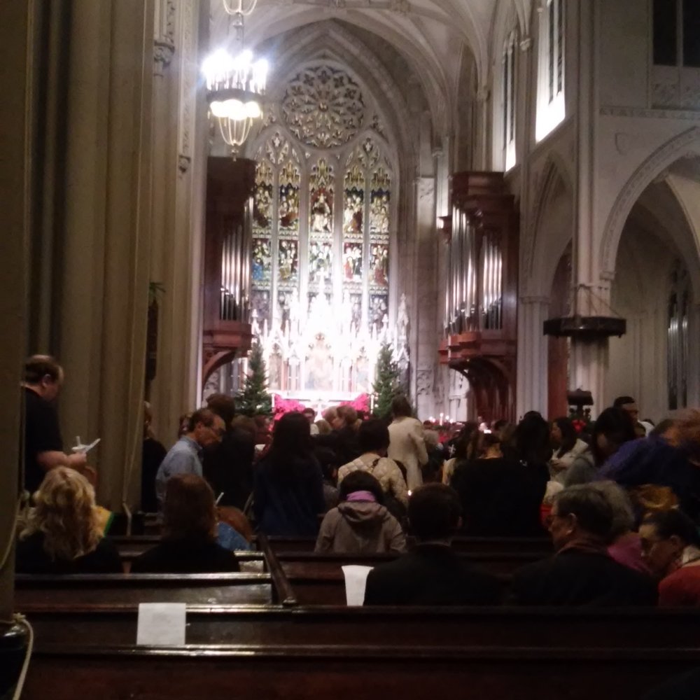 Inside after Festival of Nine Lessons and Carols Inside after Festival of Nine Lessons and Carols
