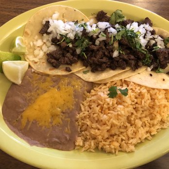Mi Ranchito - Steak taco lunch special - Mexican Near Me - Gothenburg, Nebraska