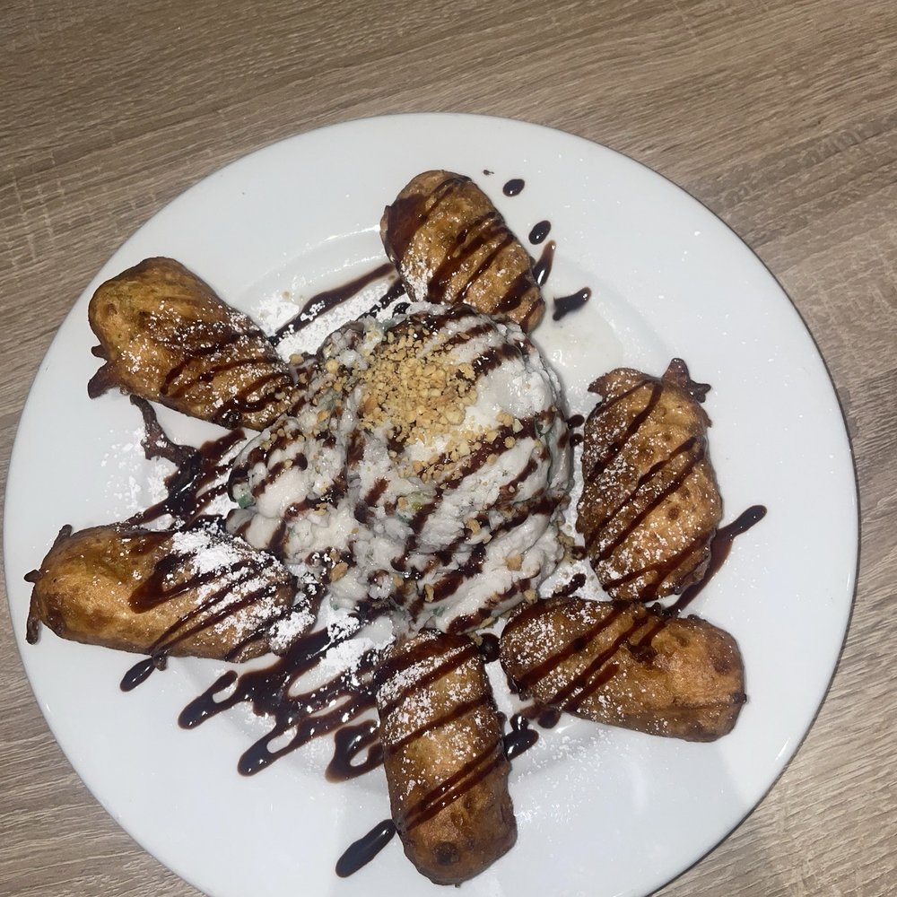 Narai Thai Cuisine - Fried Banana and Thai Coconut Ice Cream - Thai Near Me - Downey, California Narai Thai Cuisine - Fried Banana and Thai Coconut Ice Cream - Thai Near Me - Downey, California