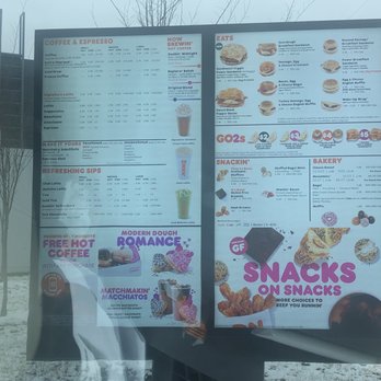 Dunkin' - Drive thru menu - Coffee & Tea Near Me - Mount Washington, Kentucky Dunkin' - Drive thru menu - Coffee & Tea Near Me - Mount Washington, Kentucky