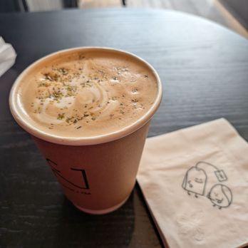 CNT Cafe - Pistachio coffee latte - Desserts Near Me - Philadelphia, Pennsylvania
