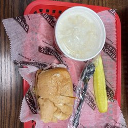 Firehouse Subs - Small New York Steamer and Mac & Cheese
