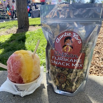 Auntie Viv's - The perfect duo for a warm day (shave ice and Furikake mix) - Shaved Ice Near Me Auntie Viv's - The perfect duo for a warm day (shave ice and Furikake mix) - Shaved Ice Near Me
