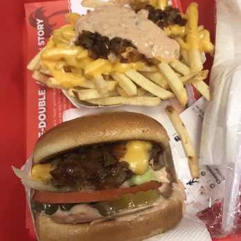 In-N-Out Burger - Cheeseburger and fries animal style - killed it all - Burgers Near Me - Alameda, California In-N-Out Burger - Cheeseburger and fries animal style - killed it all - Burgers Near Me - Alameda, California