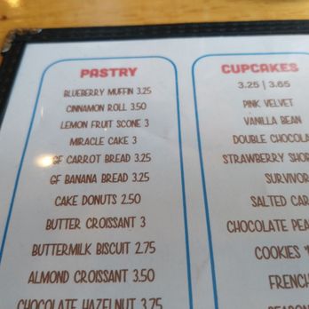 Courageous Bakery & Cafe - Some menu items. - Bakeries Near Me - Elmhurst, Illinois