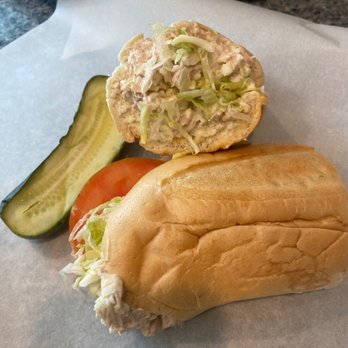 Lil' Pickle USA - A 7 inch Tuna Sub, $7.90... definitely big enough to fit two people. - Sandwiches Near Me - Costa Mesa, California