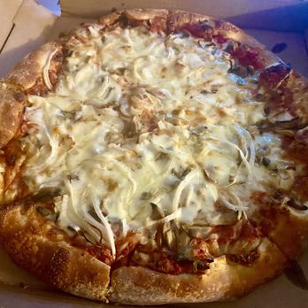 Siano's Pizzeria & Restaurant - Small cheese onion and mushroom; so good! - Pizza Near Me - Springfield, Massachusetts