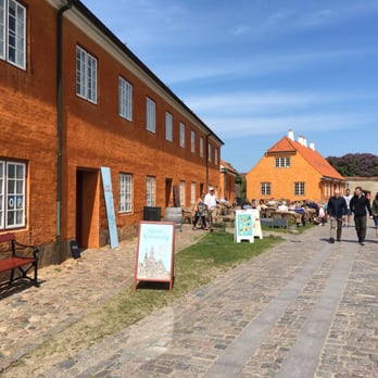 Kronborg Slot - The row of orange painted shops in the grounds - Museums Near Me - Helsingør, 85 Kronborg Slot - The row of orange painted shops in the grounds - Museums Near Me - Helsingør, 85