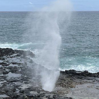 Spouting Horn - Spouting Horn erupting. - Beaches Near Me - Koloa, Hawaii Spouting Horn - Spouting Horn erupting. - Beaches Near Me - Koloa, Hawaii