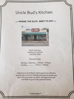 Menu photo 5 Uncle Bud's Kitchen Bellflower, CA Menu photo 5 Uncle Bud's Kitchen Bellflower, CA